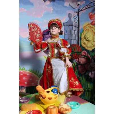 Карнавальний костюм Королева Австрійська №3 Червона королева