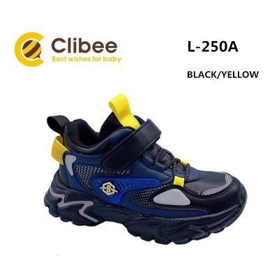 Кроссовки L250A сине-желтые