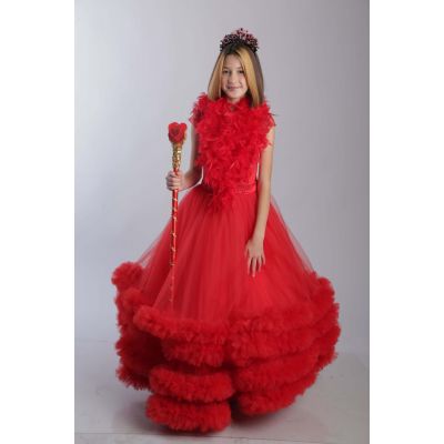 Карнавальный костюм Красная королева 2
