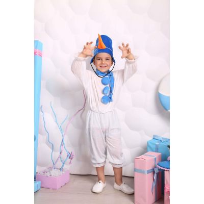 Карнавальный костюм для мальчика Снеговик №1
