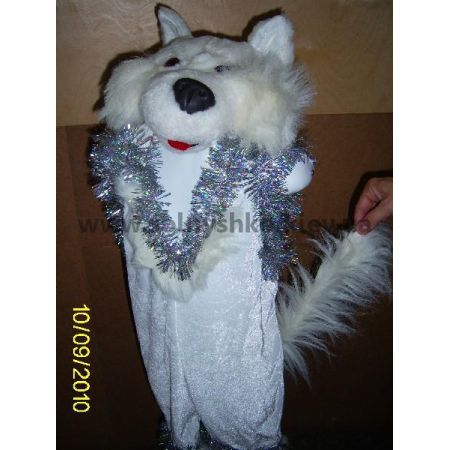 Карнавальный костюм Волк - Лайка белая №8