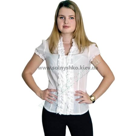 Блуза школьная для девочки 2859