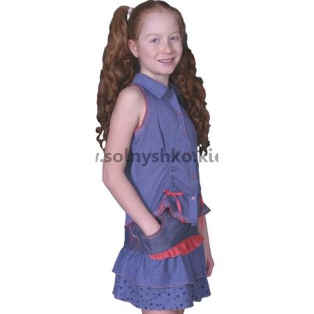 Blouse for the girl Jeans 2729/2