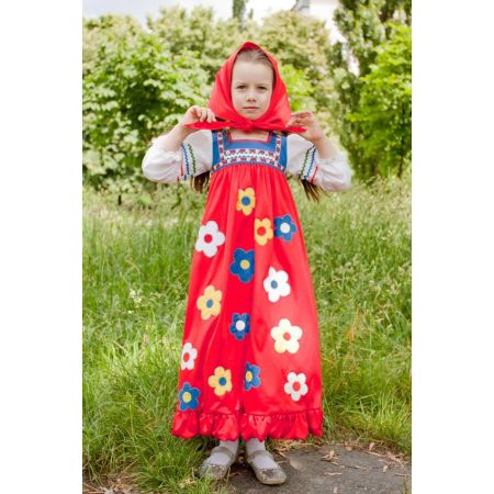 Carnival costume Alyonushka-Matryoshka