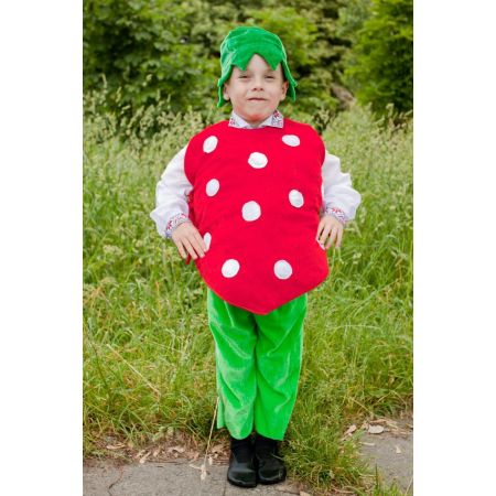 Карнавальный костюм Клубника №1