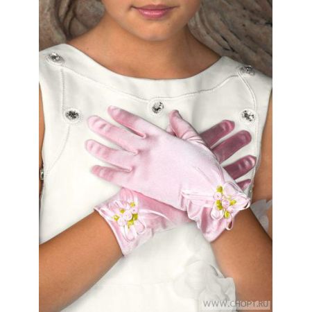 Рукавички бальні для дівчинки 011322