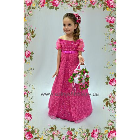 Ошатне плаття Разлетайка 1720 малинове