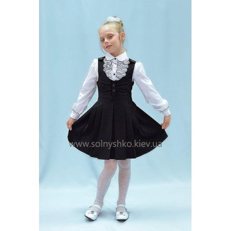 School sundress England black