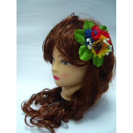 Заколка на волосы Цветы украинские