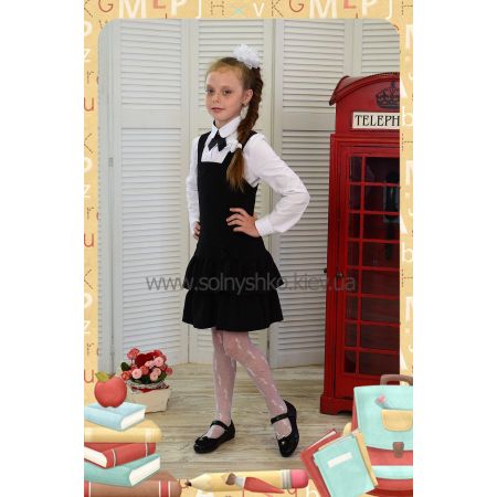 School sundress Sharon black