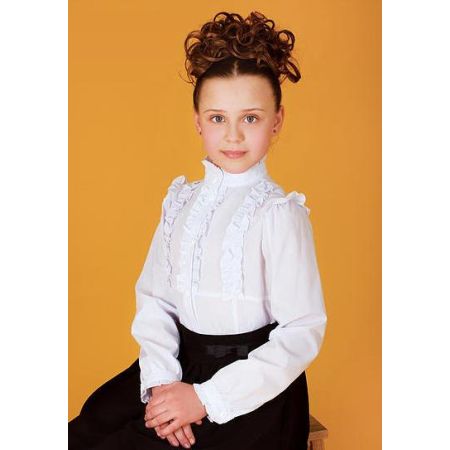  Блуза школьная для девочки 3037
