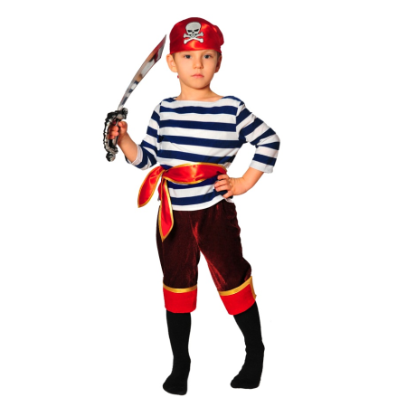 Карнавальный костюм для мальчика Пират Морской 9338