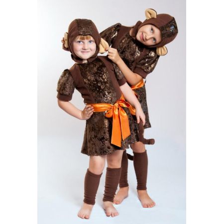 Карнавальный костюм для девочки Обезьянка №5