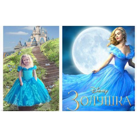 Карнавальный костюм для девочки Золушка мини