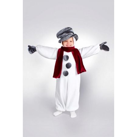 Карнавальный костюм для мальчика Снеговик №5