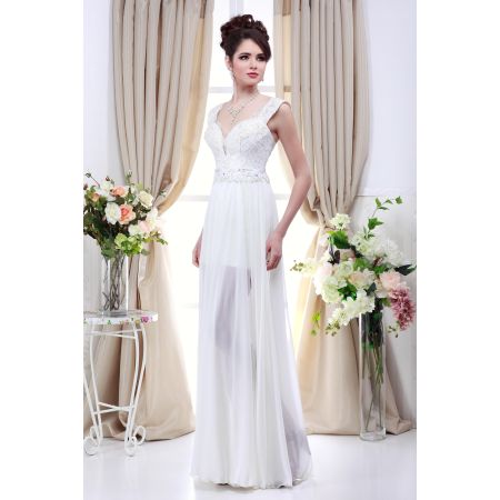 Elegant evening dress V6713