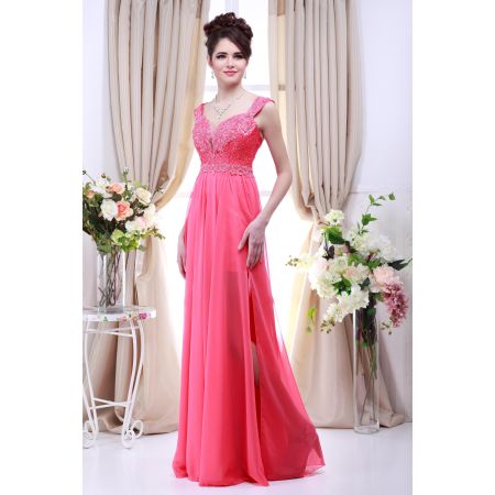 Elegant evening dress V6712