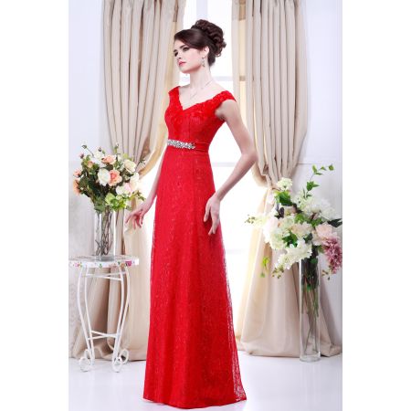 Elegant evening dress V6707
