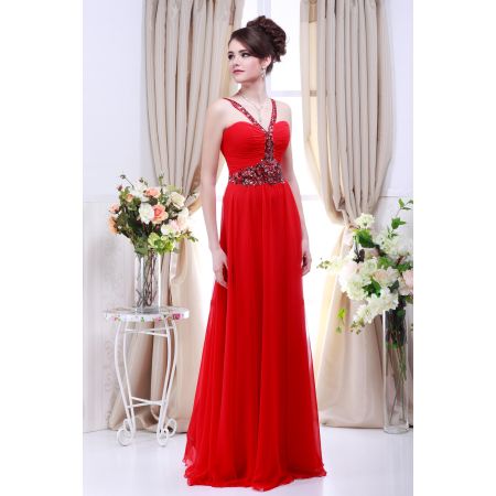 Elegant evening dress V6705