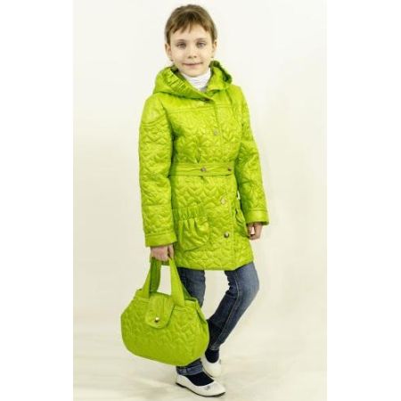 Куртка демисезонная для девочки Лаура с сумочкой