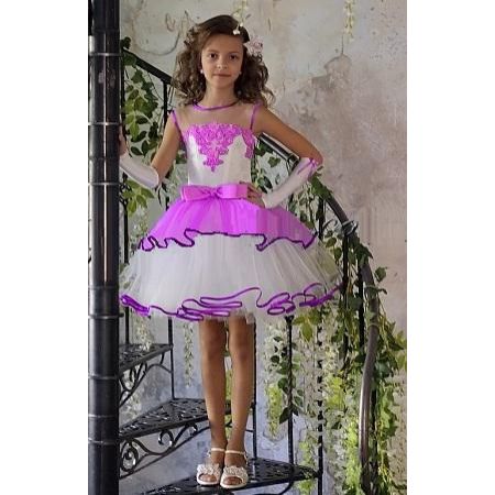 Ошатне плаття для дівчинки 7708 короткий