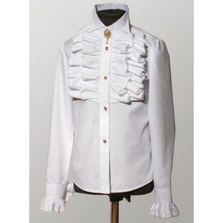 Блуза школьная для девочки 120А ТМ Малена