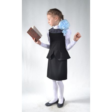 School sundress Lily black