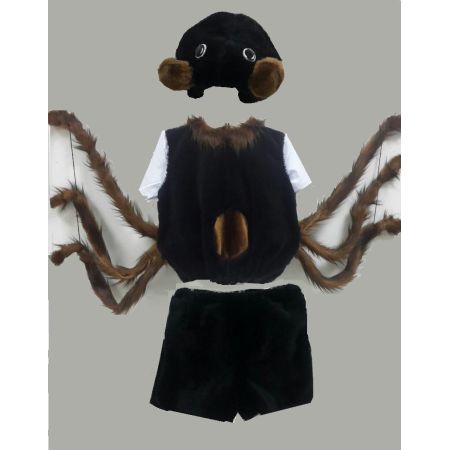 Карнавальный костюм  для мальчика Паук мех