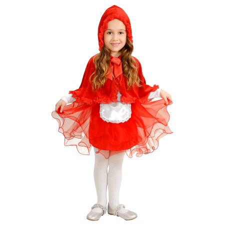 Карнавальный костюм для девочки Красная шапочка 1676