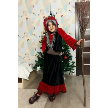 Карнавальный костюм детский Баба Яга №1прокат