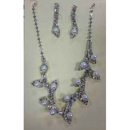 Набір дитячий кольє і сережки №2