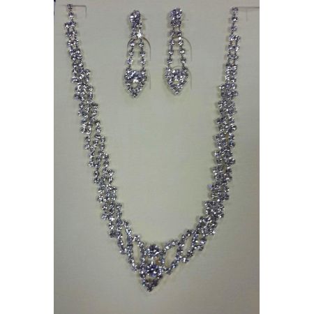 Набір дитячий кольє і сережки №4