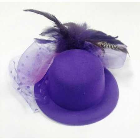 Цилиндр для девочки сиреневый