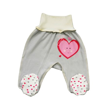 Повзунки My heart light gray 10407/06 ТМ Veres