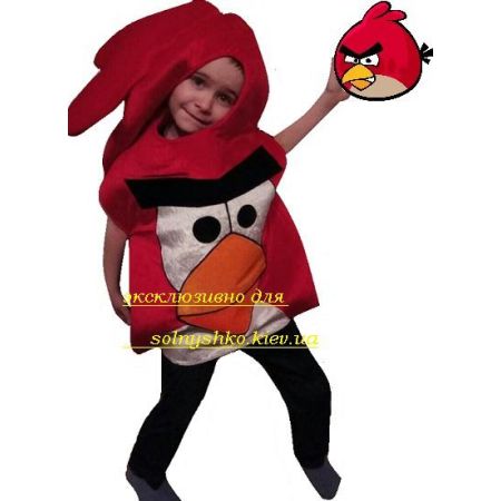 Карнавальный костюм детский Angry Birds (Энгри Бердс) Рэд