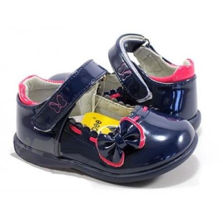 Туфли для девочки D501 лаковые синие