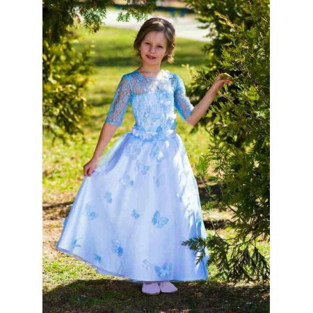 Святкове плаття для дівчинки 9727 без шлейфу