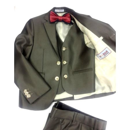 Костюм - тройка для мальчика ТМ Новая форма В73 коричневый