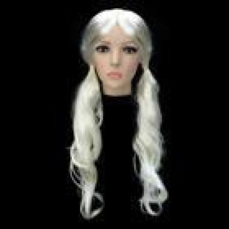 Парик два хвостика 75см блонд