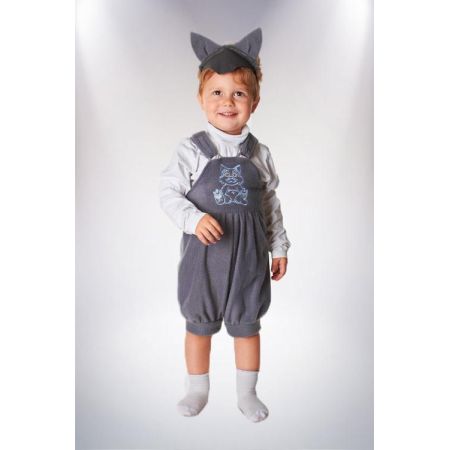 Карнавальный костюм для малышей Волк эконом