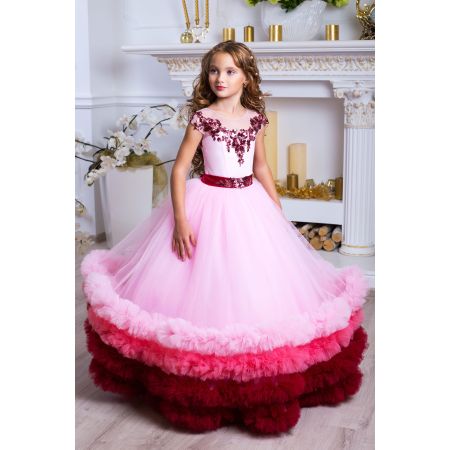 Ошатне бальне плаття для дівчинки 9795