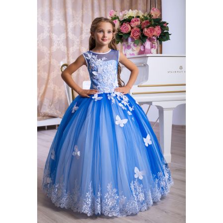 Нарядное бальное платье для девочки 9772