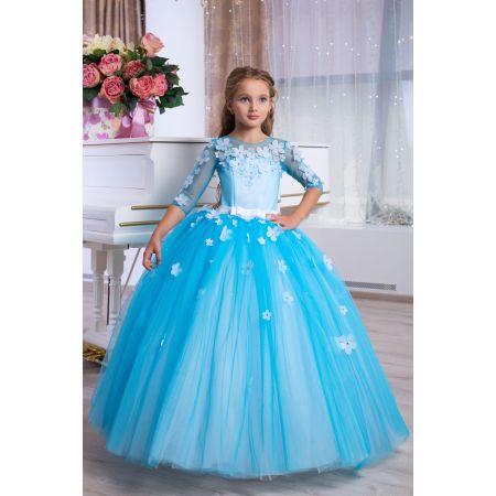 Святкове бальне плаття для дівчинки 9770