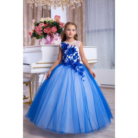 Нарядное бальное платье для девочки 9768
