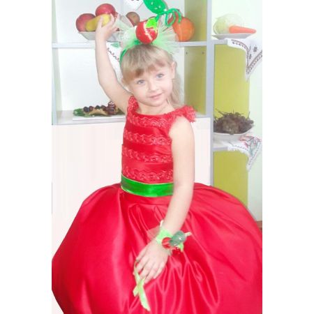 Карнавальный костюм для девочки Вишня - Вишенка