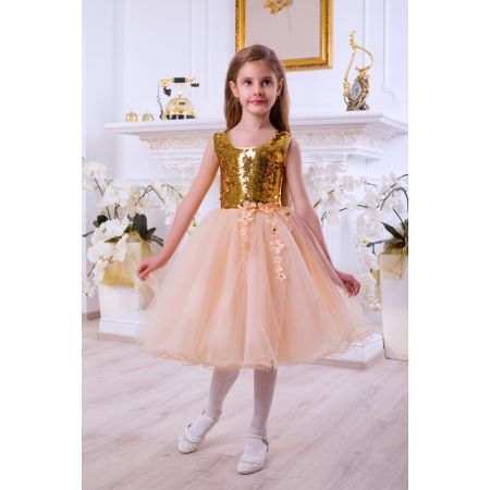 Ошатне бальне плаття для дівчинки 10712
