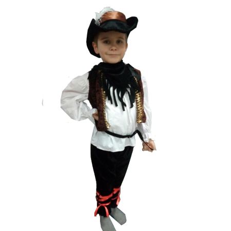 Карнавальный костюм для мальчика Охотник - Лесоруб -  Разбойник 2 прокат