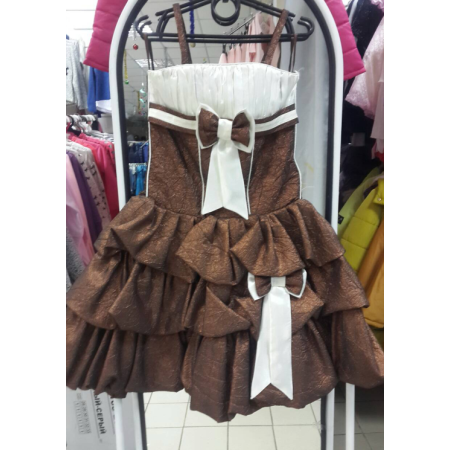 Прокат Ошатне плаття Балон Бант шоколад