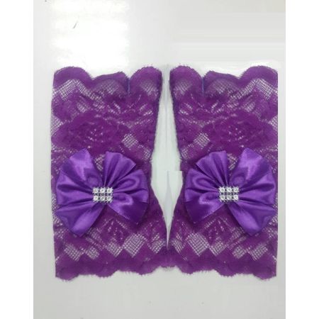 Рукавички - рукавиці дитячі Марина №1 фіолетові