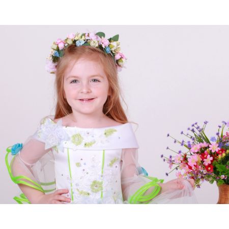 Венок для девочки, веночек Цветы - весна №7 Необыкновенная нежность